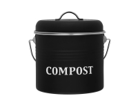 Kompostikoguja Maku 3,5L roostevaba must