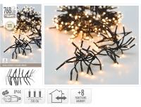 Led-kett cluster 768LED, soe valge